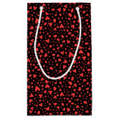 Rode harten en kussens klein cadeauzakje (Achterkant)