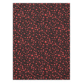 Rode harten en kussens tafelkleed (Voorkant)