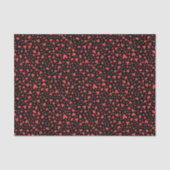 Rode harten en kussens tissuepapier (Voorkant)