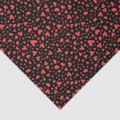 Rode harten en kussens tissuepapier (Detail)