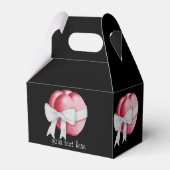 Rode harten gebonden met wit lint voor bruiloften bedankdoosjes (Achterkant)