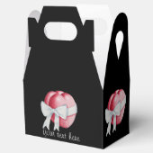 Rode harten gebonden met wit lint voor bruiloften bedankdoosjes (Geopend)