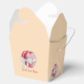 Rode harten gebonden met wit lint voor bruiloften bedankdoosjes (Geopend)