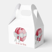 Rode harten gebonden met wit lint voor bruiloften bedankdoosjes (Achterkant)