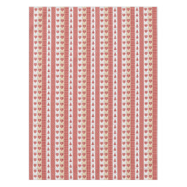 Rode harten, geruit, Kerstbomen Landelijk Tafelkleed