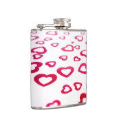 Rode harten heupfles (Rechts)