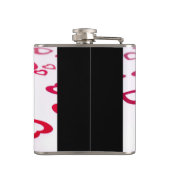 Rode harten heupfles (Achterkant)