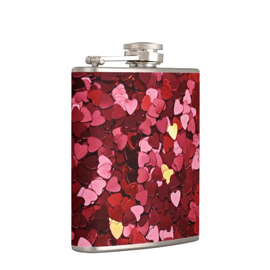 Rode harten heupfles (Rechts)