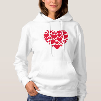 Rode harten, hoodie