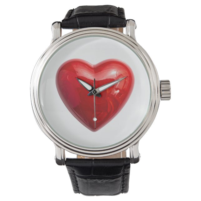 Rode harten horloge (Voorkant)