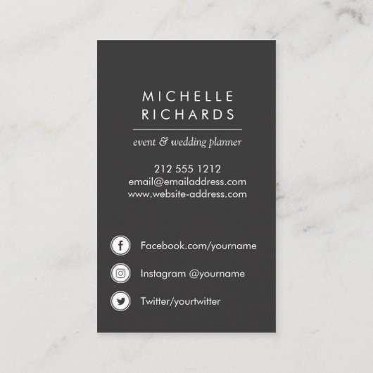 Rode harten | Icons voor professionele sociale med Visitekaartje (Achterkant)