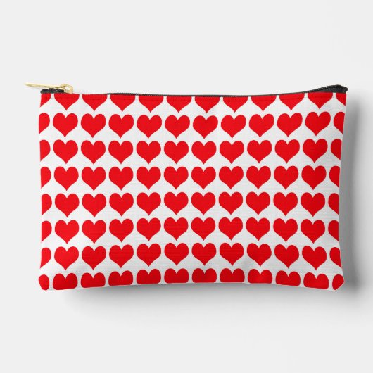 Rode Harten Klein Etui (Voorkant)