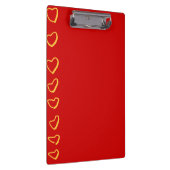 Rode harten klembord (Rechts)
