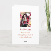Rode Harten - lege kaart (Achterkant)