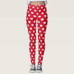 Rode harten leggings<br><div class="desc">Rode hart pattereerde leggings</div>