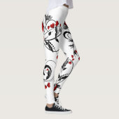 Rode harten leggings (Rechts)