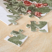 Rode harten Liefde is in de lucht Legpuzzel (Zijkant)