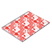 Rode harten, liefde. notitieboek (Linkerzijde)