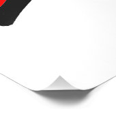 Rode harten, liefde, Romance, Valentijnsdag Foto Afdruk (Hoek)