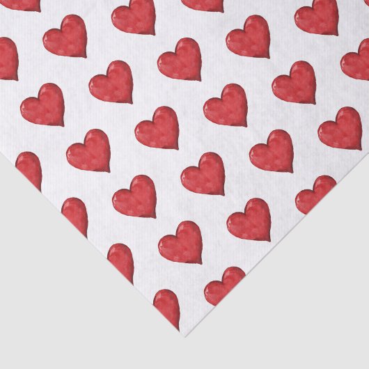 Rode Harten Liefde   Tissuepapier (Detail)