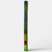 Rode harten limoen groen moderne Abstracte fractal Case-Mate iPhone Case (Achterkant / Links)