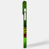 Rode harten limoen groen moderne Abstracte fractal Case-Mate iPhone Case (Achterkant / Links)