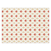 Rode harten met kroon tafelkleed (Voorkant (Horizontaal))