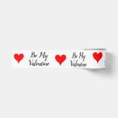 Rode harten, mijn Valentijn Grosgrain Lint (Voorkant)