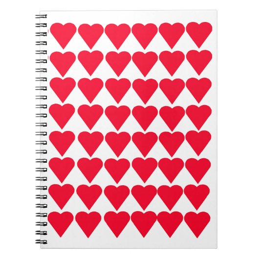 Rode Harten Notitieboek (Voorkant)