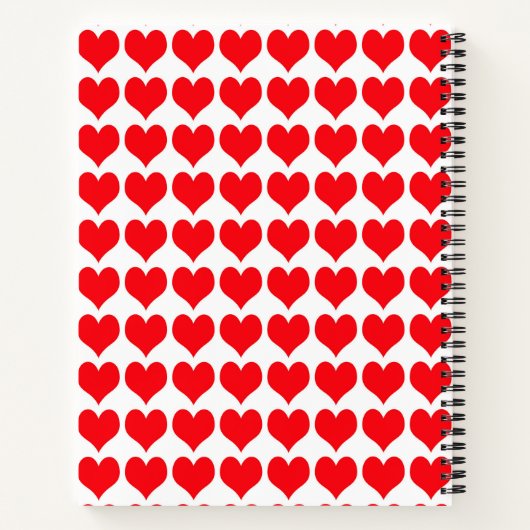 Rode harten notitieboek (Achterkant)
