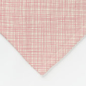 Rode harten op roze fleece deken (Hoek)