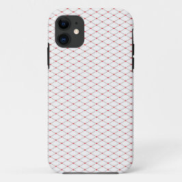 rode harten op wit Case-Mate iPhone case