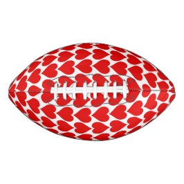 Rode harten patroon, romantisch, liefde american football