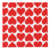 Rode harten patroon, romantisch, liefde kubus (Voorkant)