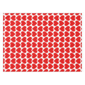 Rode harten patroon, romantisch, liefde tafelkleed (Voorkant (Horizontaal))