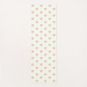 Rode harten patroon, Schattige, liefde Yogamat (Voorkant)