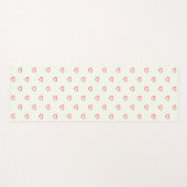 Rode harten patroon, Schattige, liefde Yogamat (Voorkant (horizontaal))