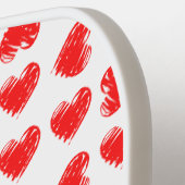 Rode harten pickleball paddle (Links Detail)