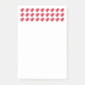 Rode harten romantische liefde, Valentijnsdag Post-it® Notes (Voorkant)