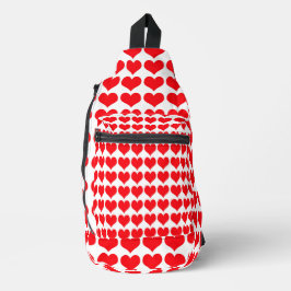 Rode harten sling bag