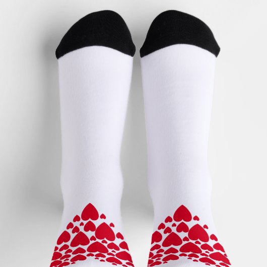 Rode harten, sokken (Top)