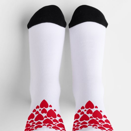 Rode harten, sokken (Top)