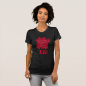 Rode harten t-shirt (Voorkant volledig)
