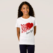 Rode harten t-shirt (Voorkant volledig)