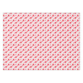 Rode harten, tekst, "hou van je". tafelkleed (Voorkant (Horizontaal))