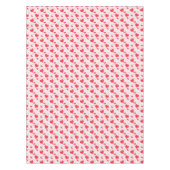 Rode harten, tekst, "hou van je". tafelkleed (Voorkant)