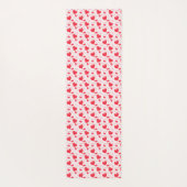 Rode harten, tekst, "hou van je". yogamat (Achterkant)