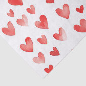 Rode harten tissuepapier (Detail)