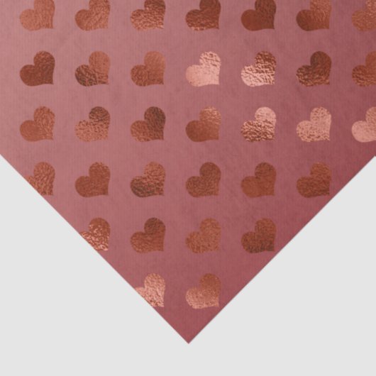 Rode harten tissuepapier (Detail)