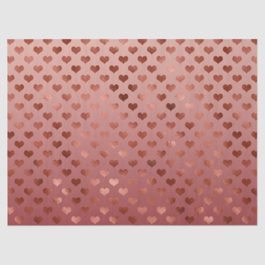 Rode harten tissuepapier (Voorkant)